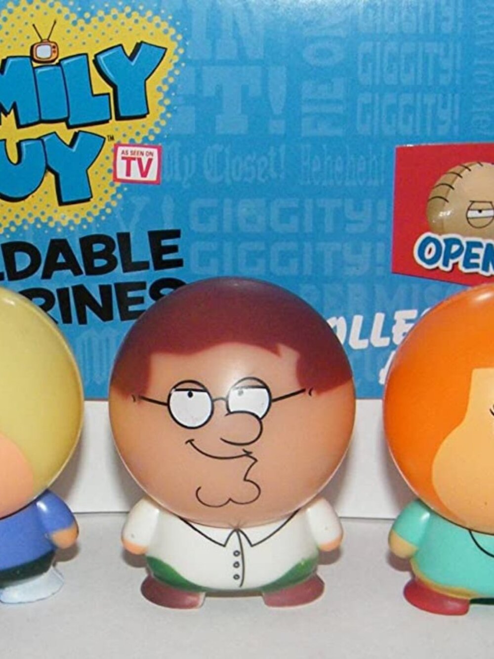 Family Guy Buildable Figure Toy Play Set of 8 with Devil Stewie, Brian, Peter, L